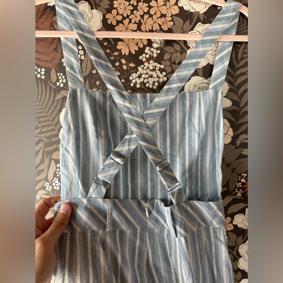 NWOT MAJORELLE Francis Jumpsuit in blue chambray size small - Picture 6 of 6